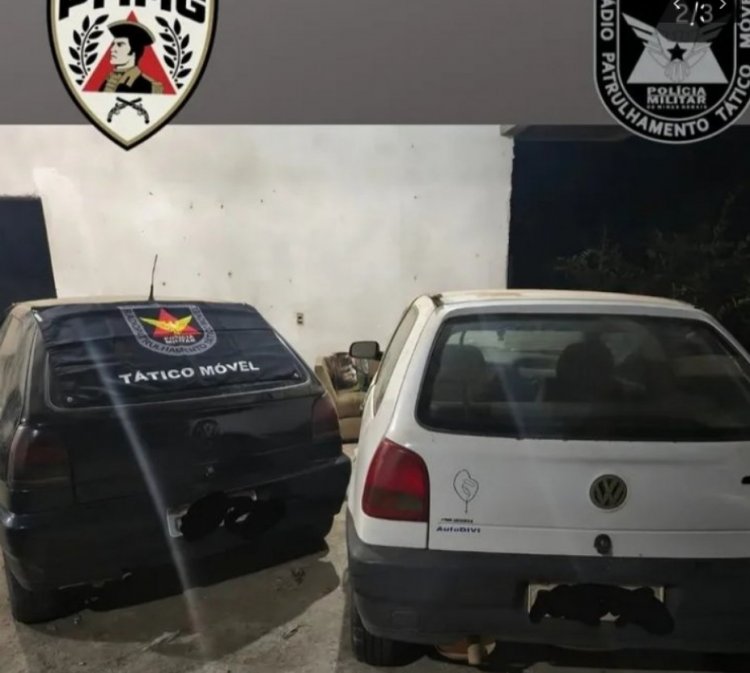VEÍCULOS RECUPERADOS - Dois homens presos e dois carros localizados