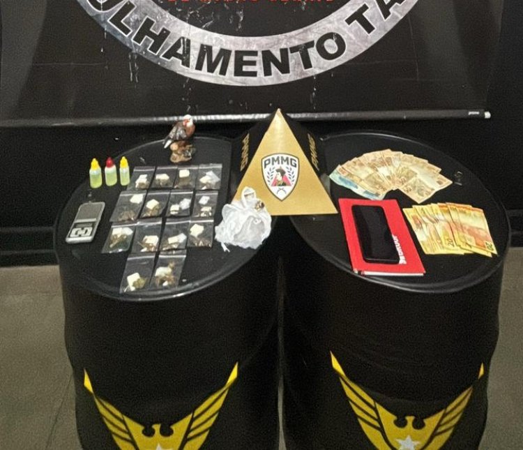 Mais um preso por  tráfico de drogas