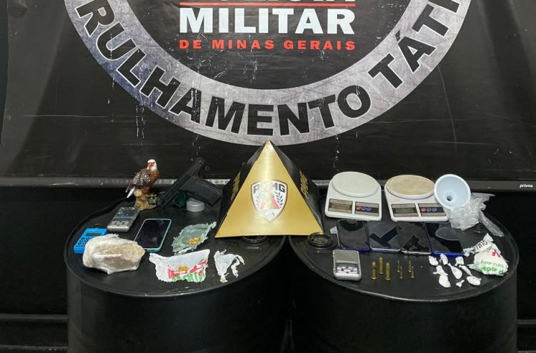 Dupla é presa com crack, maconha e cocaína