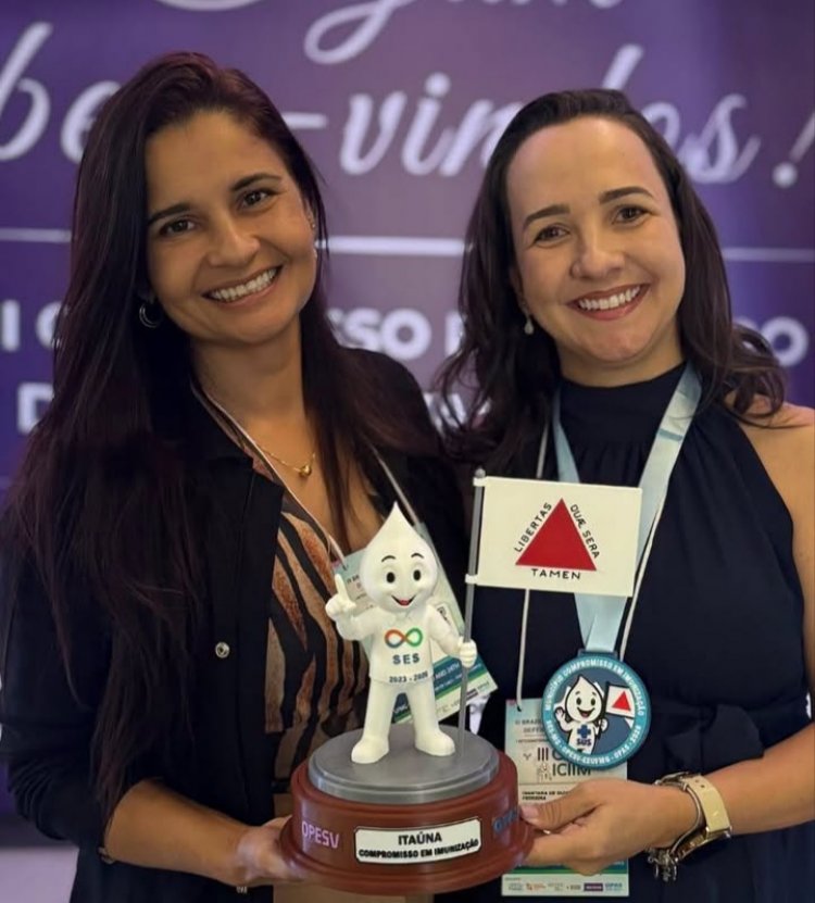 Itaúna recebe certificado internacional por ações de incentivo à vacinação