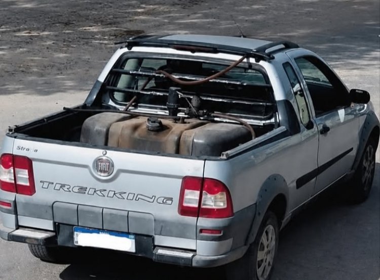 Homem alega desacerto trabalhista, leva caminhonete de jovem e termina preso na MG-430