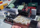 PMR apreende medicamentos proibidos e produtos contrabandeados na MG-050; suspeita foi presa