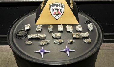 TRÁFICO I - PM apreende 10 tabletes de maconha no Morada Nova