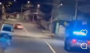 Vídeo registra perseguição policial em alta velocidade no bairro Morada Nova