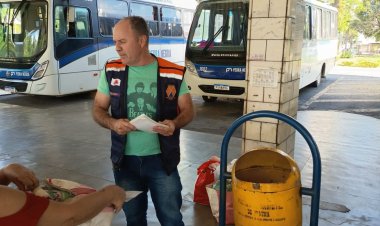 PREVENÇÃO - Defesa Civil realiza campanha preventiva