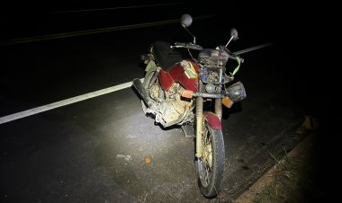 ACIDENTE - Colisão de motos deixa homem gravemente ferido