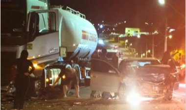 Acidente na Avenida Norte-Sul deixa três pessoas feridas em Bom Despacho