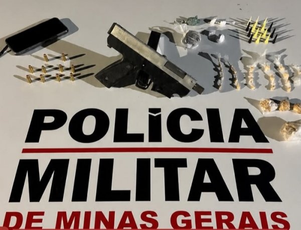 Operação conjunta em Itaúna prende alvo prioritário com submetralhadora e drogas