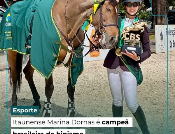 Atleta de Itaúna conquista título no Campeonato Brasileiro de Hipismo em Brasília