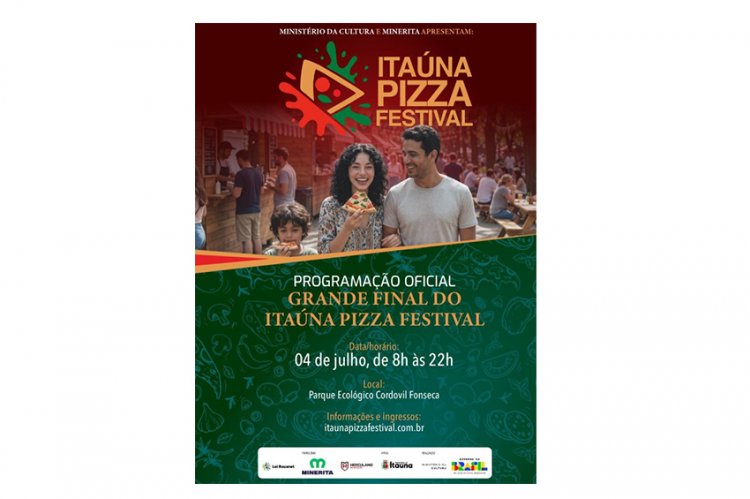 GASTRONOMIA É CULTURA - Final do Itaúna Pizza Festival  é neste sábado