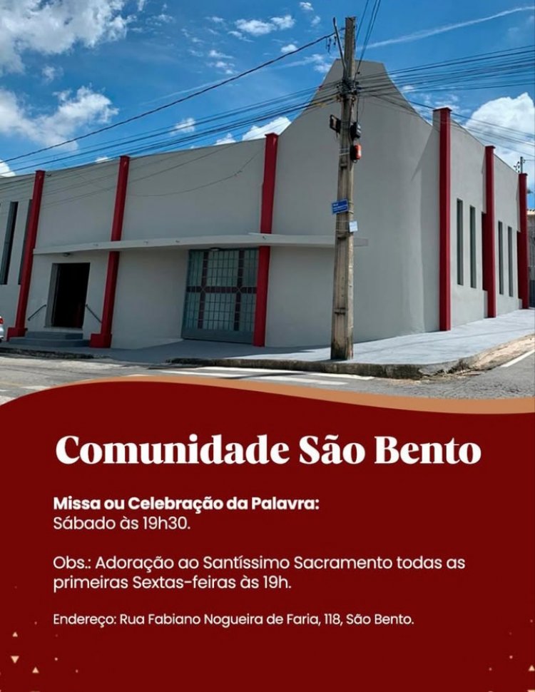 Festa de São Bento: Reta final das celebrações promete fé e confraternização