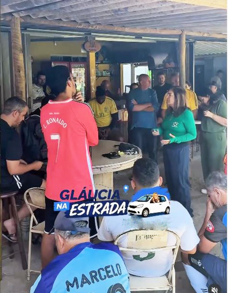 ELEIÇÕES 2026 - Gláucia percorre a região em busca de apoios