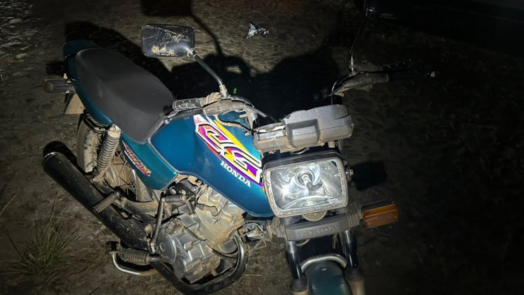 ACIDENTE - Colisão de motos deixa homem gravemente ferido
