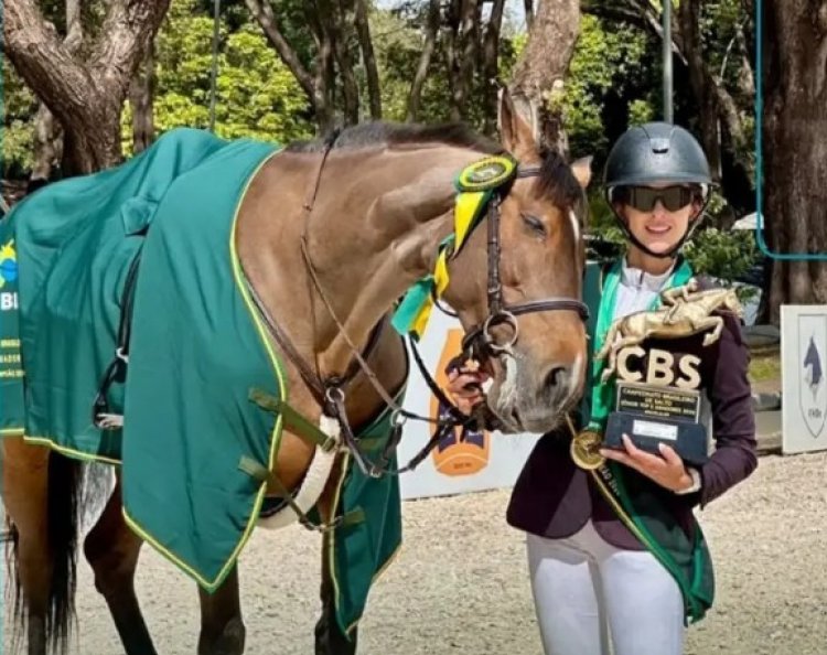 CONQUISTA - Atleta itaunense é campeã brasileira